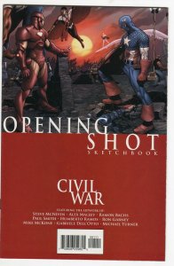 Civil War: Opening Shot Sketchbook - 1st Print (9.2)