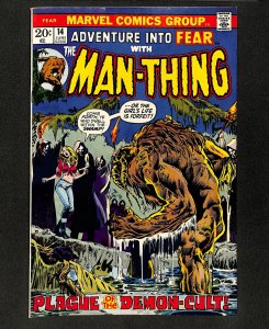 Fear #14 Man-Thing! 1st appearance of Dakimh the Enchanter!