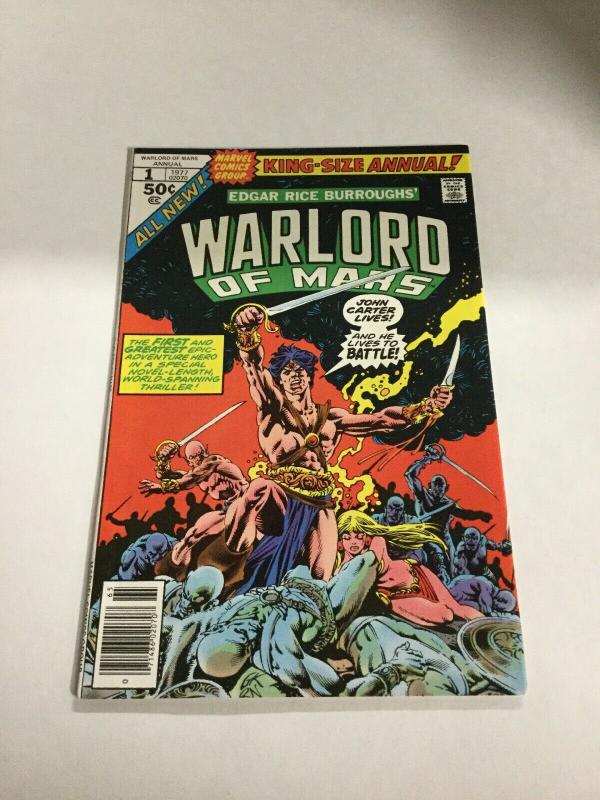 Warlord Of Mars Annual 1 Nm- Near Mint- Marvel