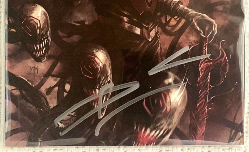 ?HOT~MARVEL~KNULL #1~MARCO MASTRAZZO~TRADE VARIANT~SIGNED by DONNY CATES~HOT?