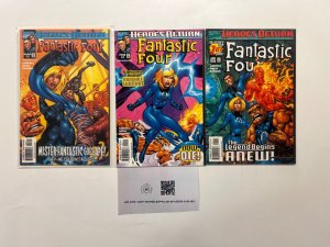 3 Fantastic Four Marvel Comic Books # 1 2 3 Thor Defenders Avengers 14 SM10