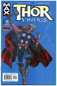 THOR VIKINGS #1 2 3 4 5, NM+, Garth Ennis, Glenn Fabry, Hammer, Thunder,  2003