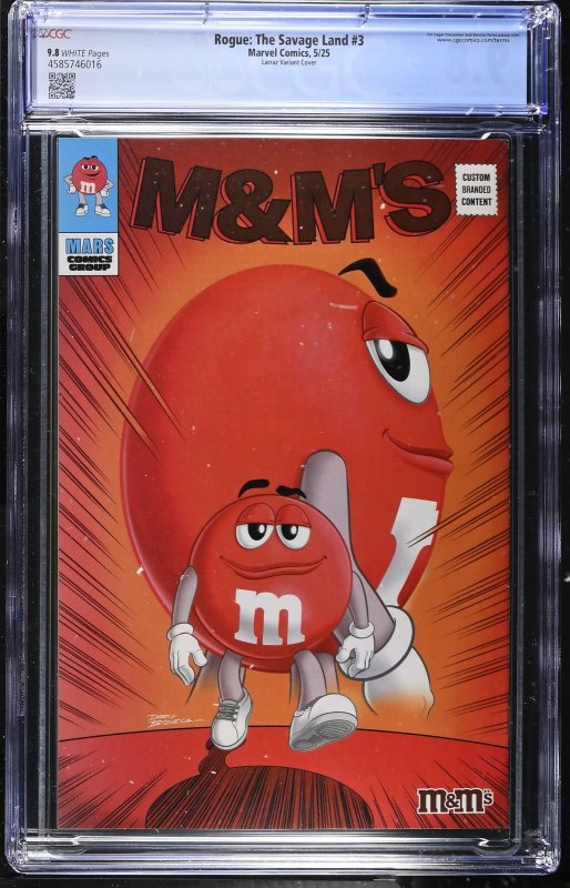 ROGUE THE SAVAGE LAND #3 MARVEL 2025 PEPE LARRAZ VARIANT CGC 9.8 NM