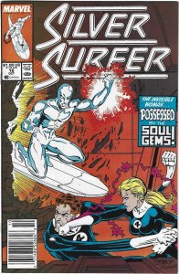 Silver Surfer #16 Newsstand Edition (1988)