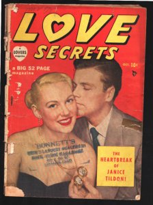 Love Secrets #1 1949- -First issue.-Photo cover.-Spicy good girl art.-Emotion...