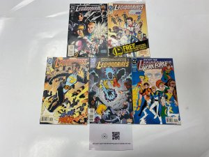 5 Legionnaires DC comic books #0 1 19 20 21 14 KM17