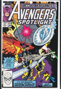 Avengers Spotlight #27 (1989) The Avengers
