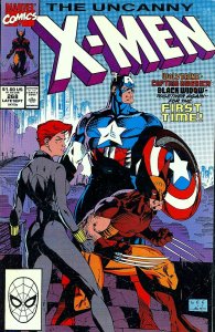 Uncanny X-Men #268 (1990) Milestone Cover Wolverine Black Widow Captain America