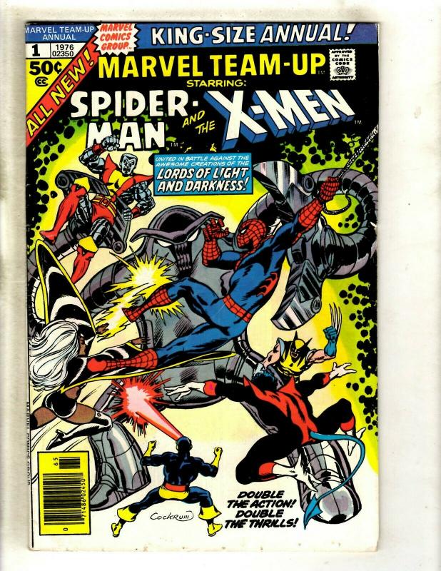 Marvel Team Up Annual # 1 VF- Comic Book Feat. X-Men Spider-Man Wolverine GK4