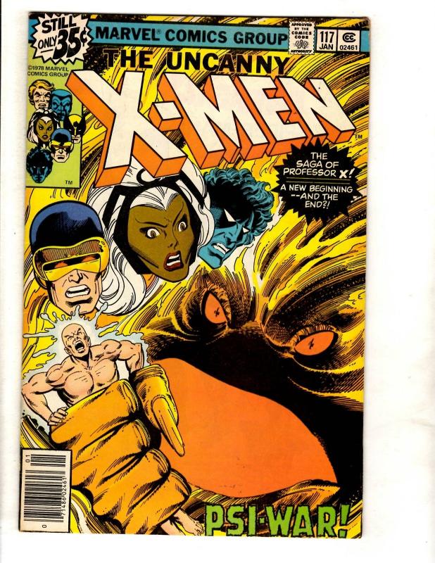 Uncanny X-Men # 117 VF- Marvel Comic Book Wolverine Magneto Storm Cyclops J325