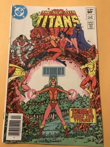 The New Teen Titans #6 : DC 4/83 Fn/VF; Terra joins team; George Perez