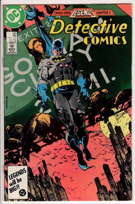 Detective Comics #568 Direct Edition (1986) 7.5 VF-