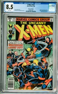 The X-Men #133 Newsstand Edition (1980) CGC 8.5! White Pages!