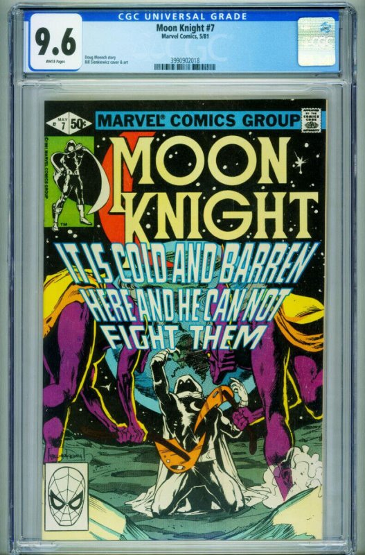 Moon Knight #7 CGC 9.6 1981 Marvel comic book 3990902018