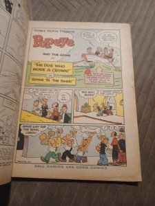 Popeye 38 Silver Age 1956 Dell Publishing Cartoon Comic Book