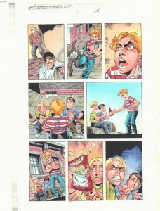 Spectacular Spider-Man #-1 p.15 Color Guide Art - Young Flash by John Kalisz