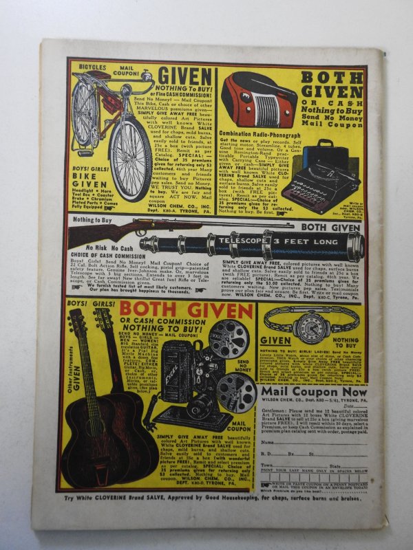 Magic Comics #22 (1941)  FR/GD Condition 3 in cumulative spine split