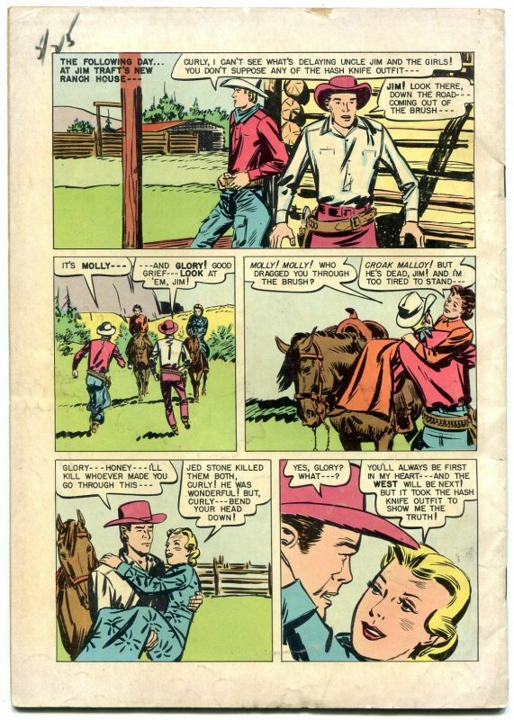 Four Color Comics #555 1954- Zane Grey's Range War VG+