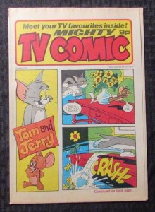1977 April 23 MIGHTY TV COMIC UK Weekly #1323 FVF 7.0 Tom & Jerry