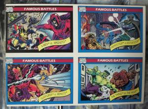 Marvel Universe Uncut Card Sheet #3- Diamond Previews Exclusive1990 Battles!