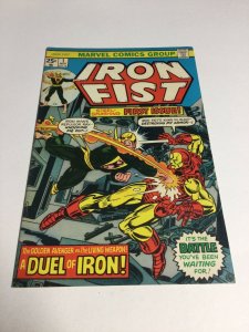 Iron Fist 1 Vf- Very Fine- 7.5 with marvel stamp Marvel Comics