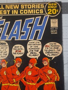 The Flash #217 (DC Comics September 1972) 2nd Team Up Story With Green Lantern