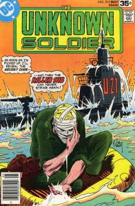 Unknown Soldier #215 VG ; DC | low grade comic Joe Kubert Sub Cover 1978 War
