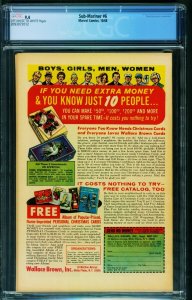 Sub-Mariner #6  1968 - Marvel -CGC 9.4 - Comic Book-2093072012