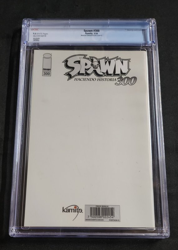 Spawn #300 - Mexican Ed/ Jerome Opena Virgin Foil Sketch Variant (CGC 9.6) 2024