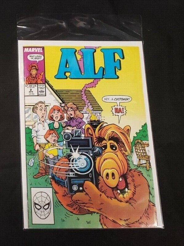 ALF 2PC (VF/NM) BAGGED & BOARDED, 2 COPIES OF ISSUE #2, NEWSSTAND & DIRECT 1988