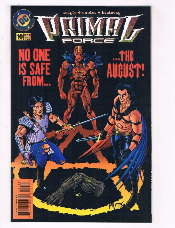 Primal Force #10 VG/FN DC Comics Comic Book Seagle Aug 1995 DE38 AD11