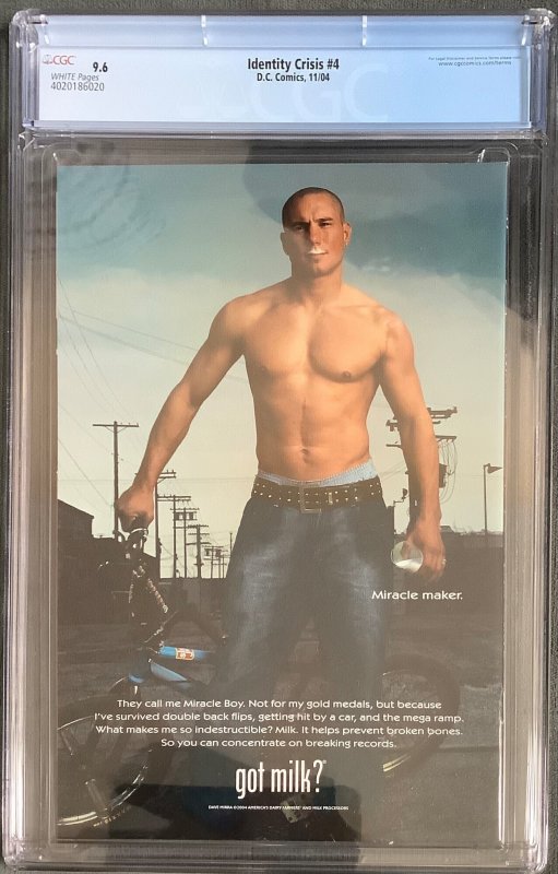 Identity Crisis #4 (2004, DC) - CGC 9.6