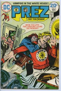 PREZ #4 - 8.0, WP - DC - Last issue