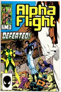 ALPHA FLIGHT #26, VF/NM, Defeated John Byrne, 1983 1985, more in store