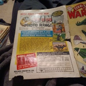 Star Spangled War Stories #95 COVER ONLY!! 1961 DC Comics War That Time Forgot