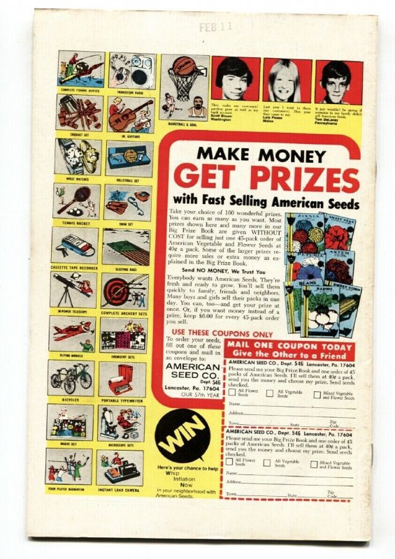 CAPTAIN AMERICA #185 1974 Red Skull issue-Comic Book VF+