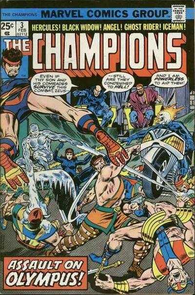 Champions (1975 series) #3, VF+ (Stock photo)