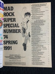 1991 Spring MAD SUPER SPECIAL Magazine #74 VG+ 4.5 Rock Super Special 96pgs