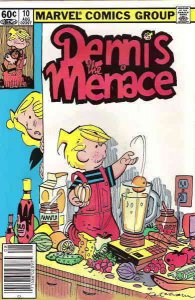 Dennis the Menace (Marvel) #10 (Newsstand) VG ; Marvel | low grade comic Hank Ke
