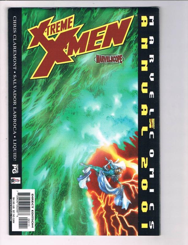 X-Treme X-Men Annual 2001 NM Marvel Comic Book Marvelscope Wolverine Storm S80