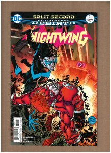 Nightwing #21 DC Rebirth 2017 WALLY WEST FLASH APP. Walker Variant NM- 9.2