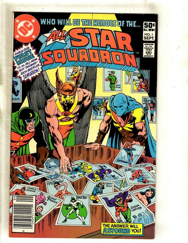 9 Comics Sandman 2 All-Star Squadron 1 3 Hawkman 101 Captain Carrot 1 +MORE JF31