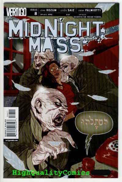 MIDNIGHT MASS #8, NM, Jimmy Palmiotti, Vertigo, Jesus, Ghosts, 2002