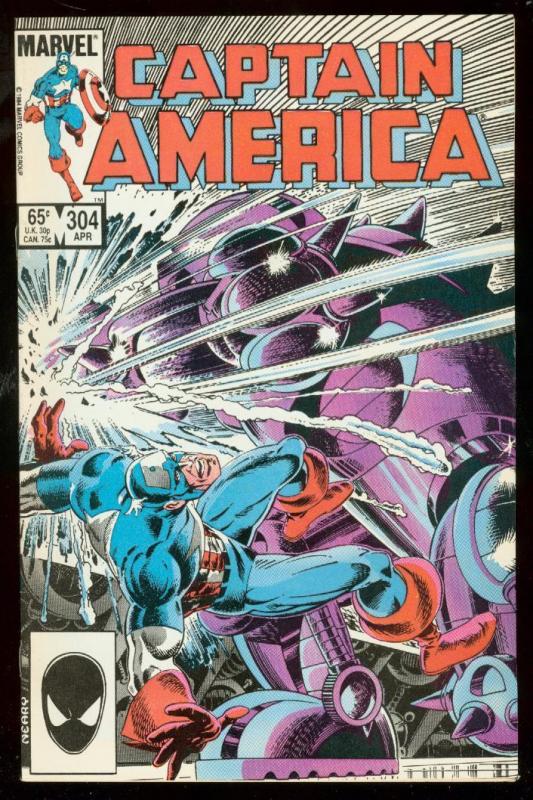 CAPTAIN AMERICA #304 1985-MARVEL COMICS VF