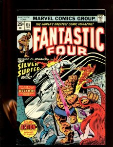 FANTASTIC FOUR #155 (7.0) BATTLE ROYAL! 1975~