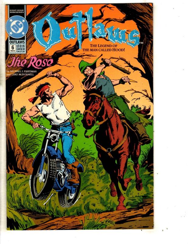 Lot Of 6 Outlaws DC Comic Books # 1 2 3 4 5 6 Mini Series The Hunt TP3