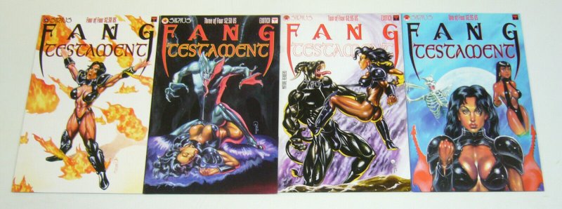 Fang: Testament #1-4 VF/NM complete series - kevin j taylor bad girl exotica set