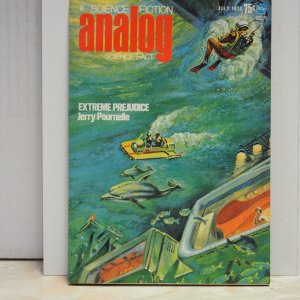Analog Science Fiction Science Fact Magazine July 1974 VF