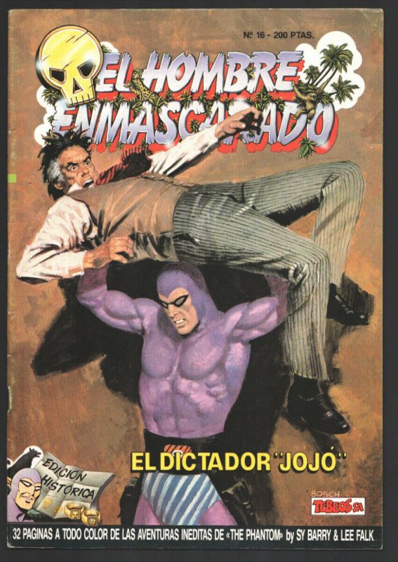 EL Hombre Enmascarado #16 1988-Colosus-Magazine format-Color interior-Spanish...