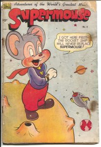 Supermouse #4 1949-Standard-rocket-Frank Frazetta-FR